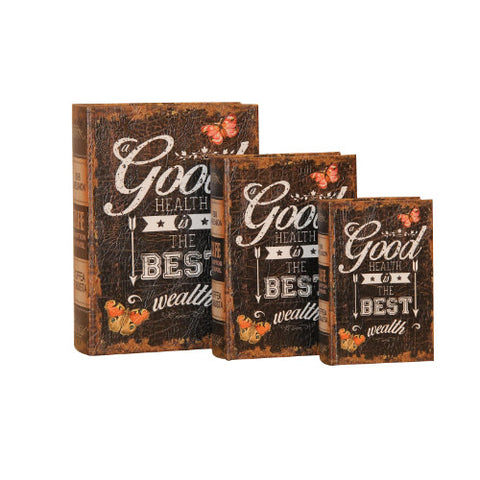 DISC-GOOD BOOK BOX SET OF 3 C/8 MINIMUM OF 2