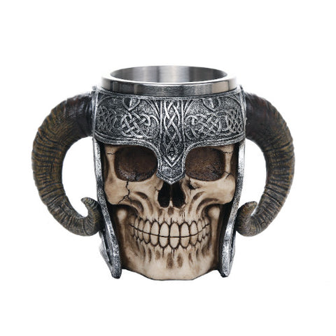 SKULL HELMET MUG C/8