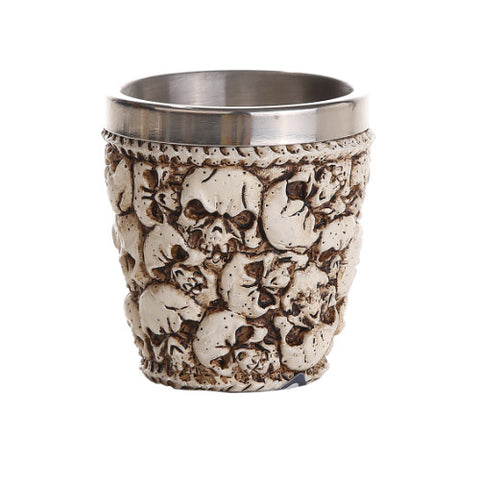 OSSUARY SKULL SHOT GLASS C/48