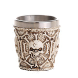 OSSUARY SKULL SHOT GLASS C/48