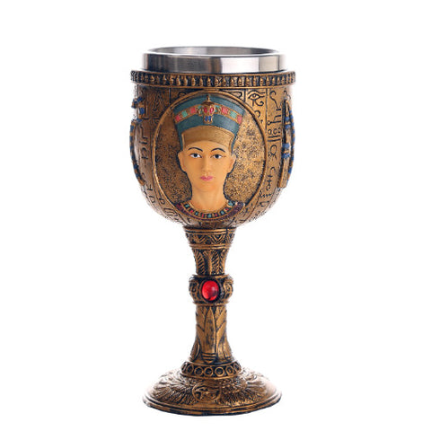 EGYPTIAN NEFERTITI GOBLET, C/24