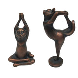 ^YOGA CATS SET OF 2 C/8