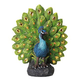 PEACOCK W/SOLAR LIGHT, C/3