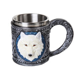 WHITE WOLF MUG C/24