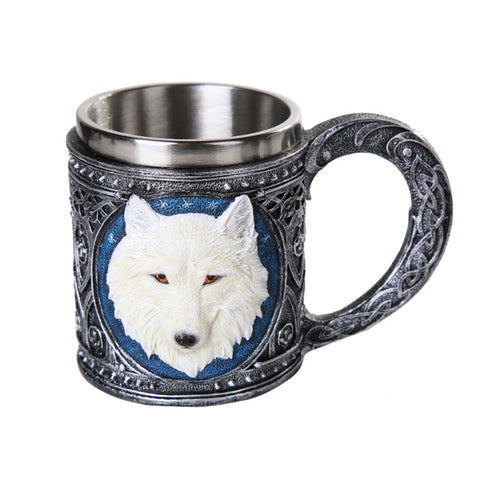 WHITE WOLF MUG C/24
