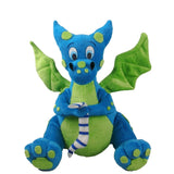 BLUE PLUSH DRAGON C/6