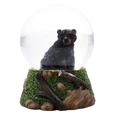 DISC-BLACK BEAR WATER GLOBE, C/4