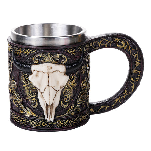 BULL SKULL MUG C/18