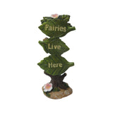 FAIRIES LIVE HERE SIGN C/144