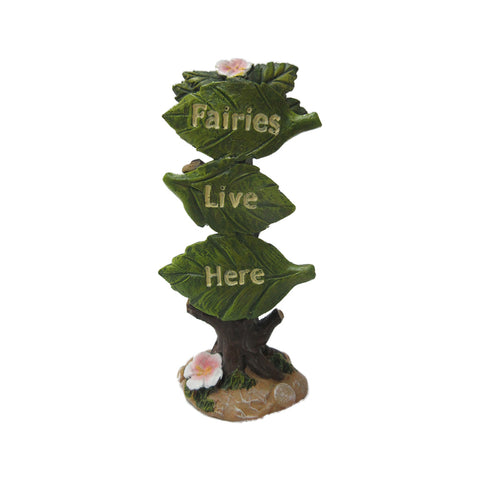 FAIRIES LIVE HERE SIGN C/144