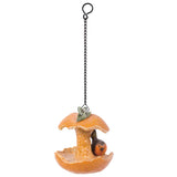 DISC-ORANGE BIRD FEEDER C/6 MINIMUM OF 2