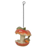 RED APPLE BIRD FEEDER C/6