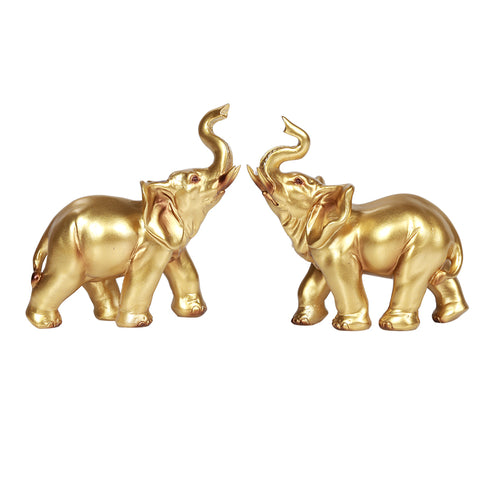 ^ELEPHANTS SET GOLD C/24