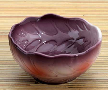 Red Cabbage Dipping Bowl, Set Of 2