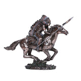INDIAN WARRIOR ON HORSE, C/8