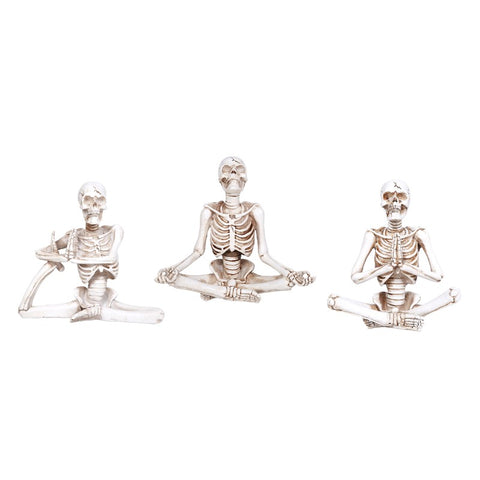 ^YOGA SKULLS SET OF 3 C/12