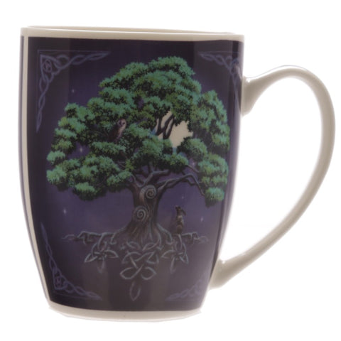 DISC-TREE OF LIFE BONE CHINA MUG C/36 MINIMUM OF 2