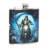 DISC-HELLRIDER HIP FLASK C/100 MINIMUM OF 2