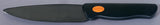 5" Utility Knife: Black Handle / Black Blade