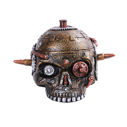 STEAMPUNK SKULL BOX C/24