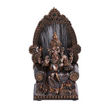 SEATED GANESHA FIBER OPTIC C/6