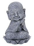 SEATED JIZO WITH  HEAD TILTED C/36