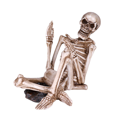 SKELETON WINE BOTTLE HOLDER C/6