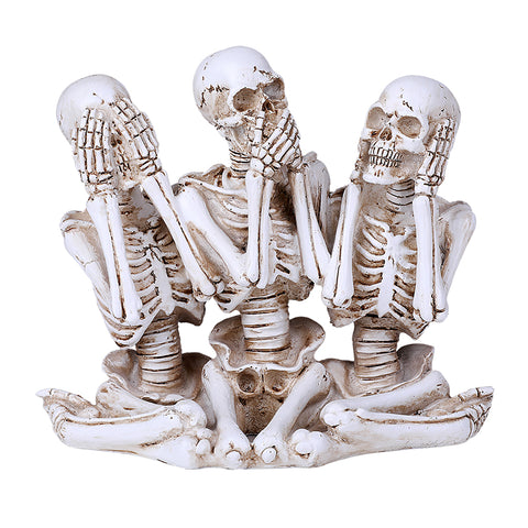 HEAR SEE AND SPEAK SKELETON C/12
