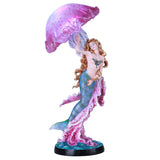 MERMAID WITH JELLYFISH  LAMP C/1