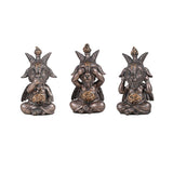 SEE, SPEAK, HEAR NO EVIL BAPHOMET C24