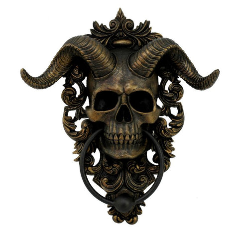 ^ SKULL DOOR KNOCKER C/12