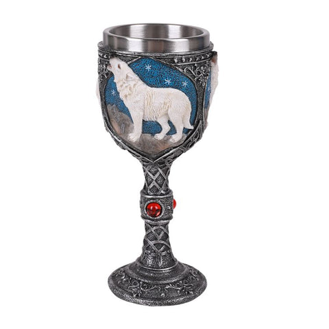 WHITE WOLF GOBLET C/24