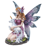 ^ADORABLE FAIRY WITH UNICORN C/6