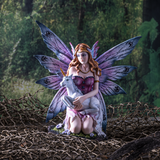 ^ADORABLE FAIRY WITH UNICORN C/6