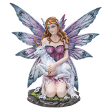 ^ADORABLE FAIRY WITH UNICORN C/6
