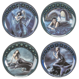 SIRENS DESSERT PLATES SET OF 4 C/12