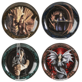 WARRIOR MAIDENS DESSERT PLATES SET OF 4 C/12