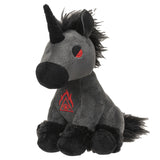 BLACK UNICORN PLUSH C/24