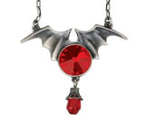 Batwing with Ruby Pendant