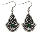 CELTIC EMERALD EARRINGS , DC/60