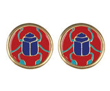 SCARAB EARRINGS , DC/60