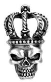 SKULL CROWN PENDANT , C/60
