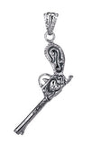 DUELING PISTOL PENDANT 316L, DC/60