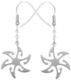 TRIBAL FLOWER EARRINGS 316L, C/60