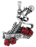 LIVE FOR ROCK PENDANT, C/60