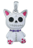 Furrybones® White Mao-Mao Pendant