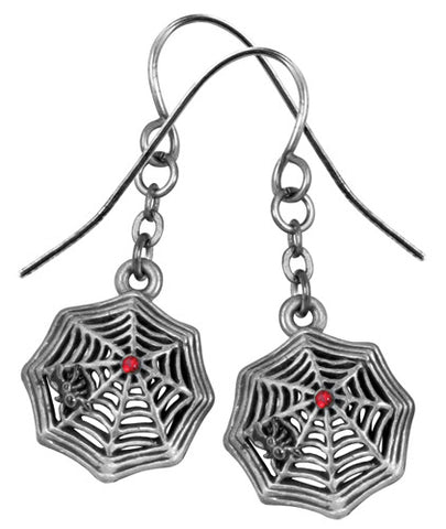 SPIDER WEB EARRINGS, C/60