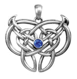CELTIC BLUE STONE PENDANT, C/30