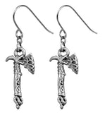 FIRE DRAGON AXE EARRINGS, C/30