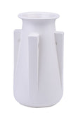 TECO 4 BUTTRESS VASE WHITE C/6